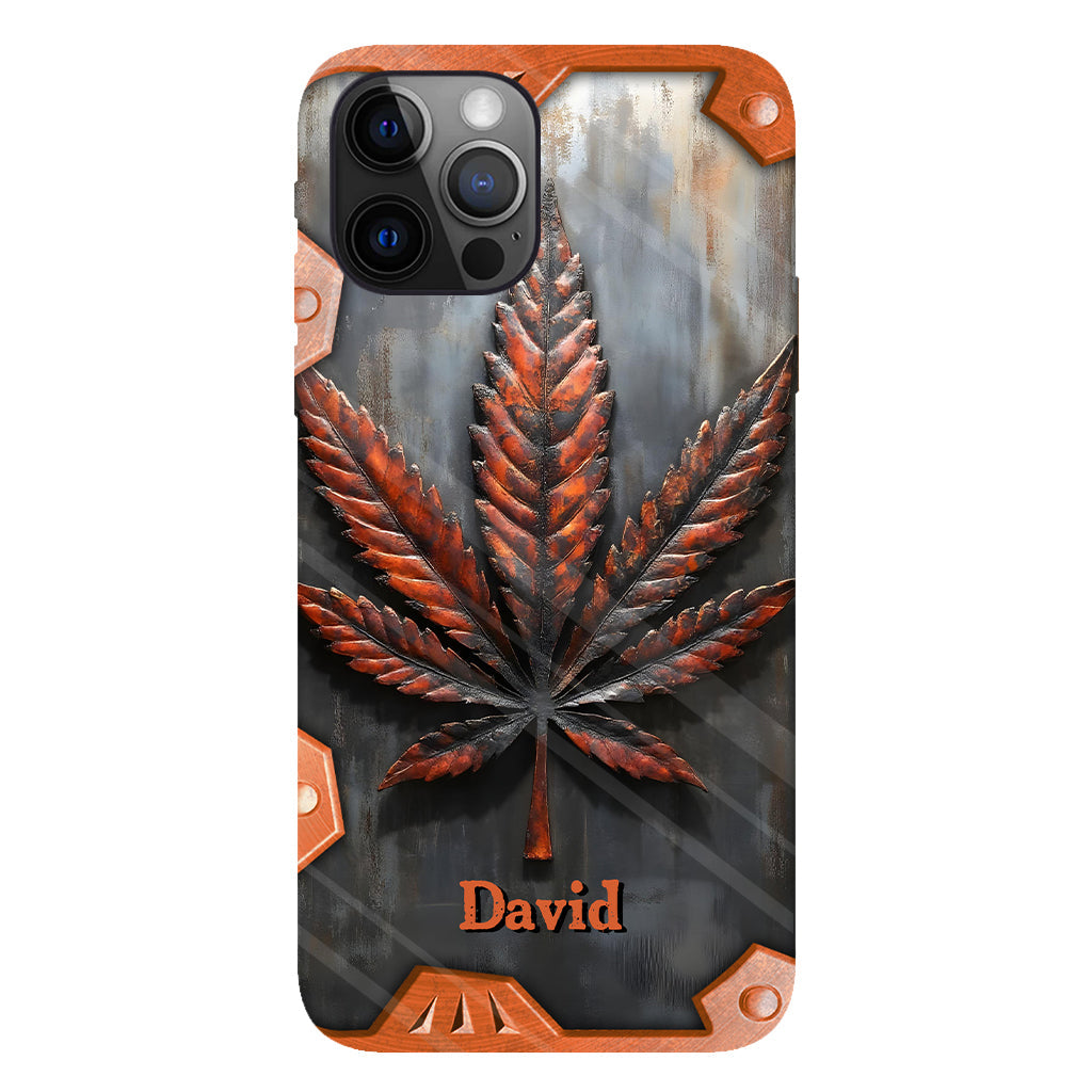 Stunning Leaf - Personalized Weed Full Print Phone Case