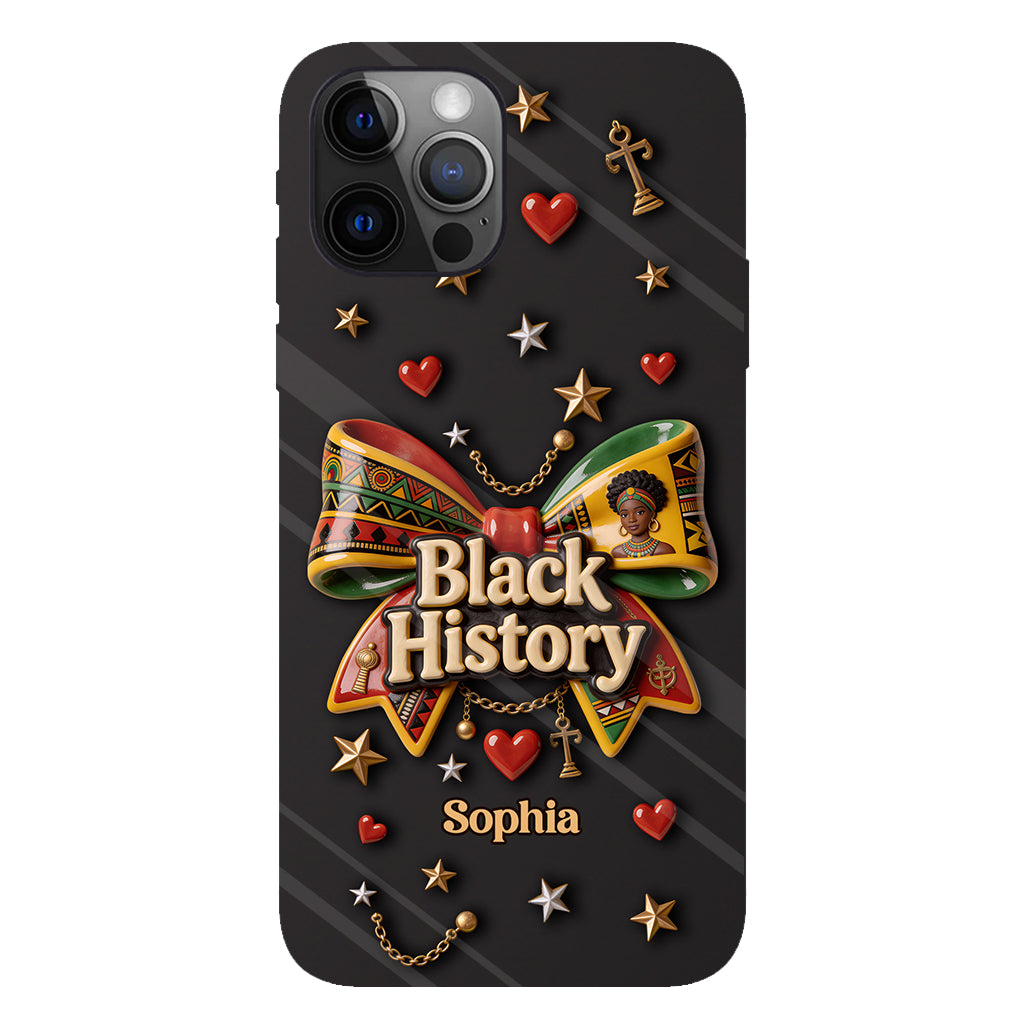 Black History Month - Personalized African American Full Print Phone Case