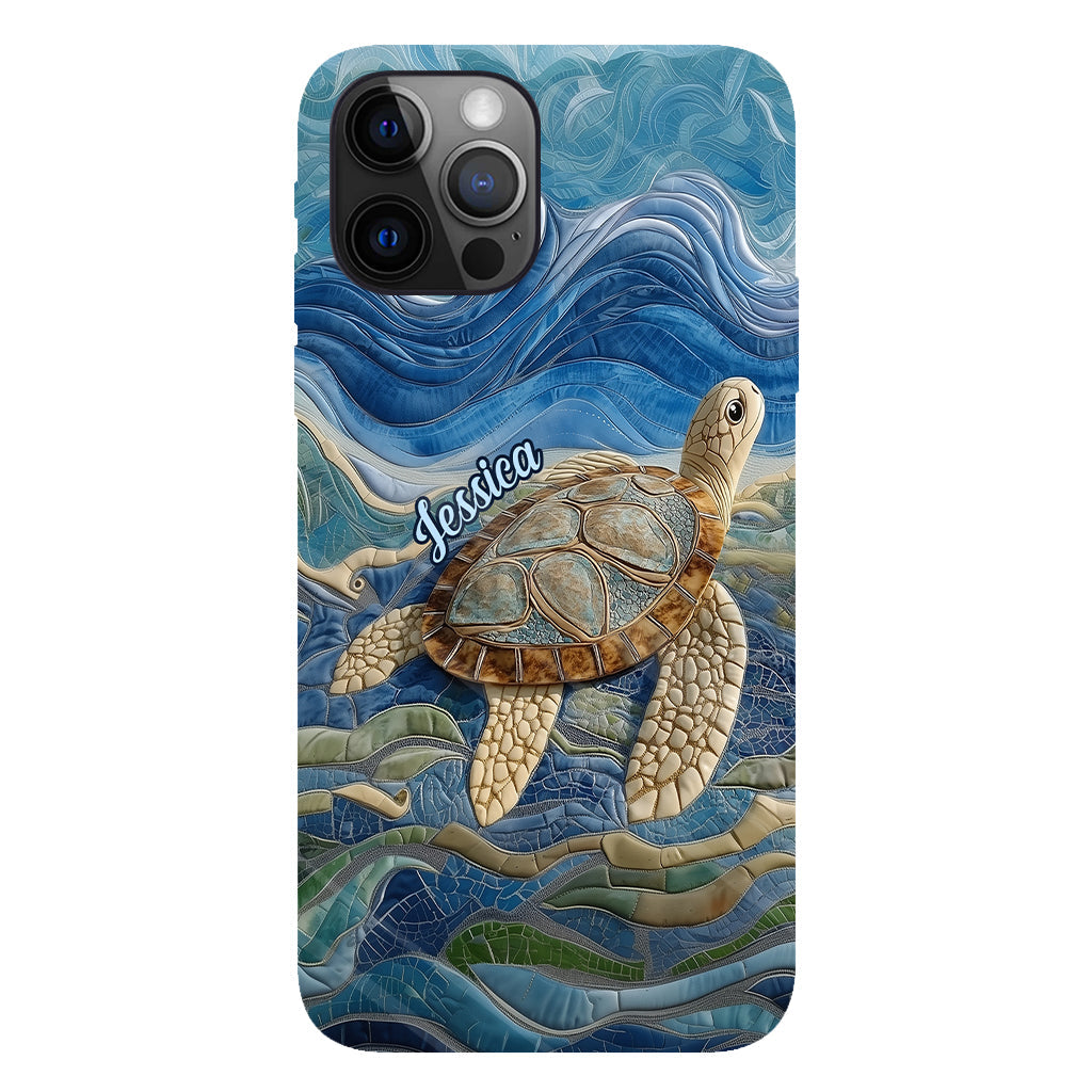 Love Turtles - Personalized Turtle Full Print Phone Case
