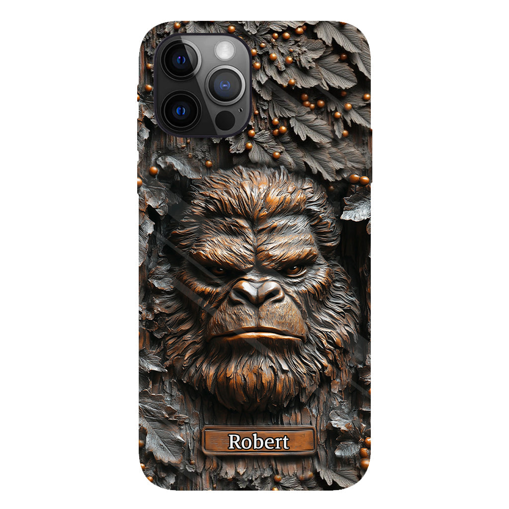 Sasquatch - Personalized Camping Full Print Phone Case