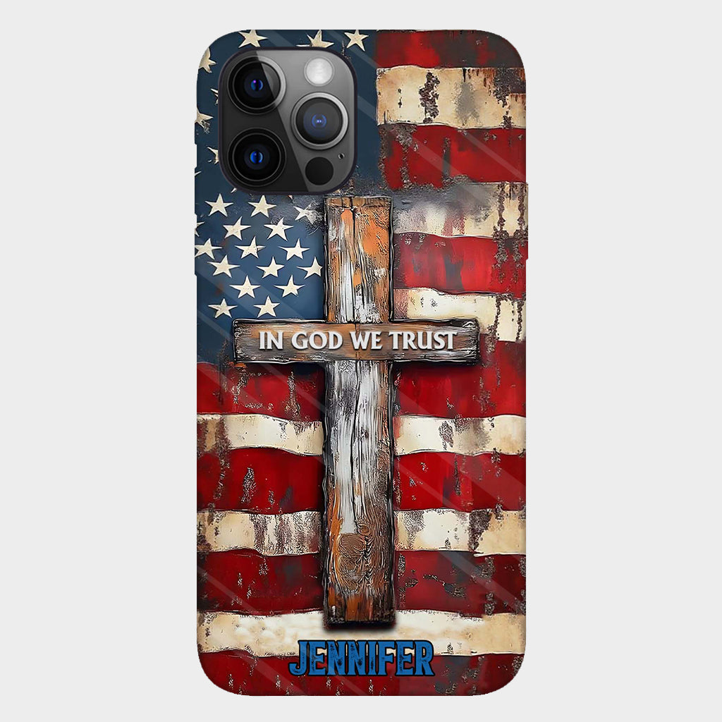 In God We Trust - Personalized Christian Full Print Phone Case