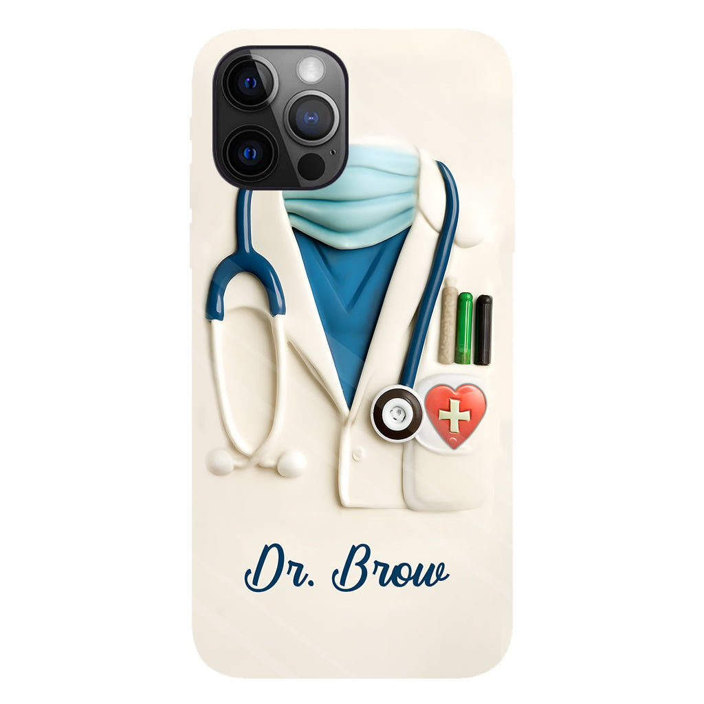 Medical Appreciation Design With Stethoscope - Personalized Full Print Phone Case