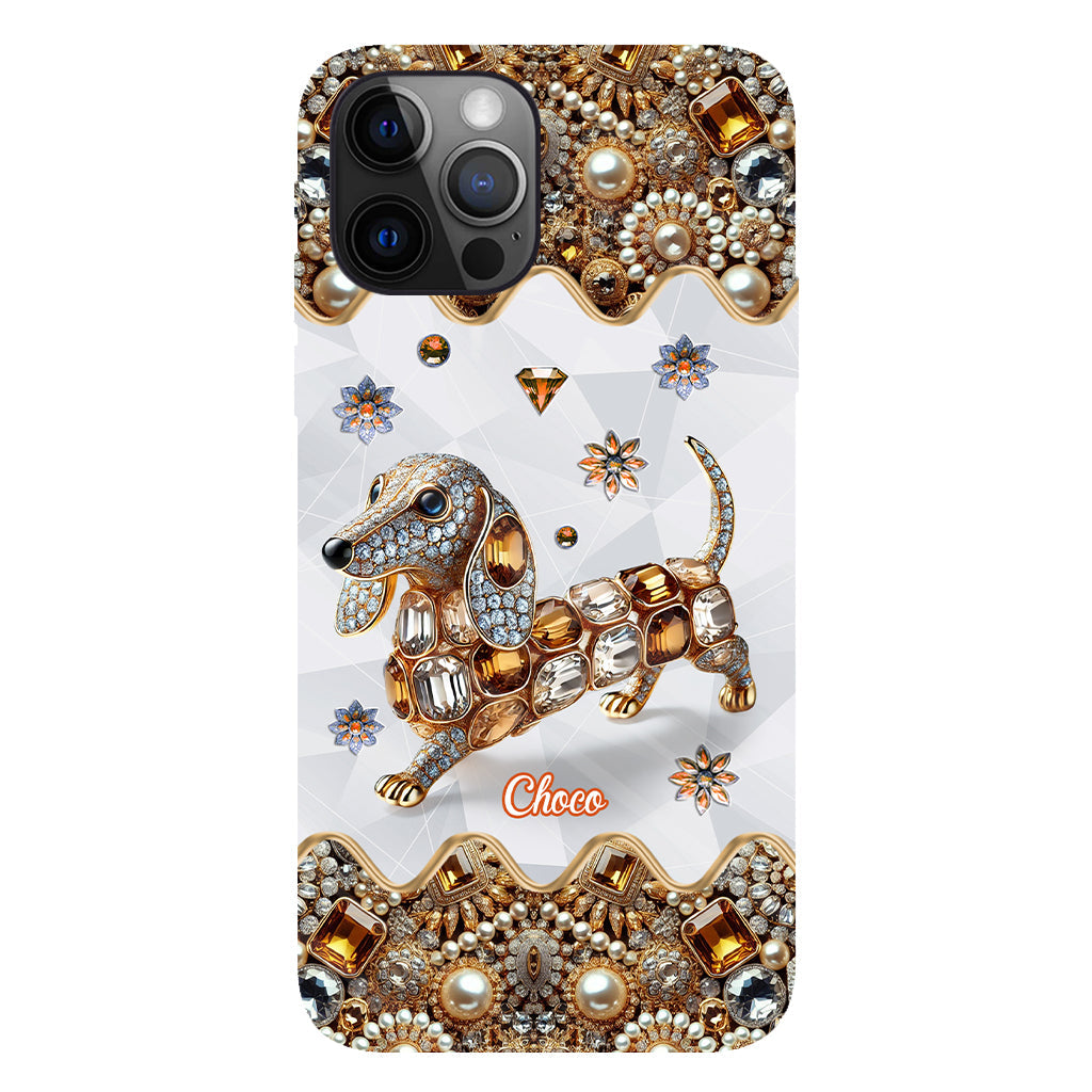 Love Dachshunds - Personalized Dog Full Print Phone Case