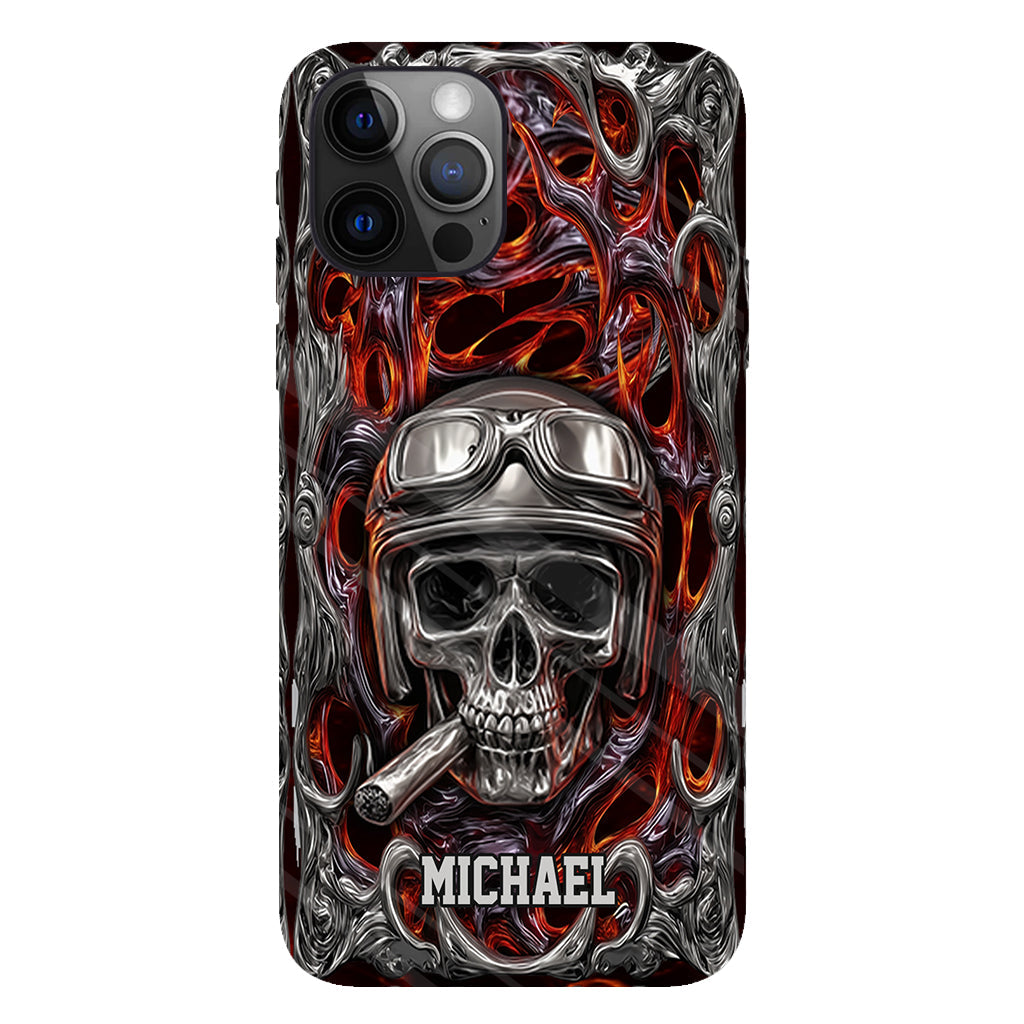 Ride Or Die - Personalized Biker Full Print Phone Case