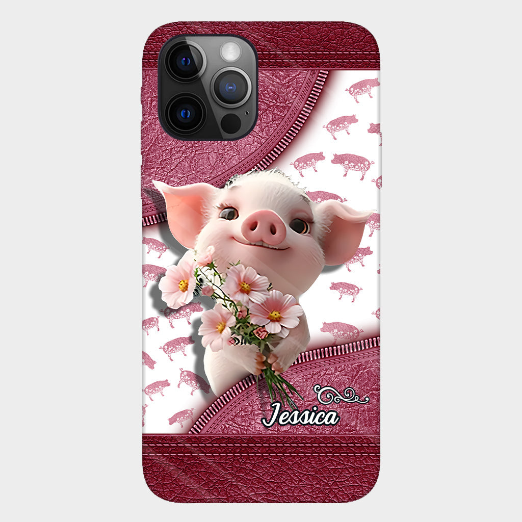 Love Pig - Personalized Pig Lover Full Print Phone Case