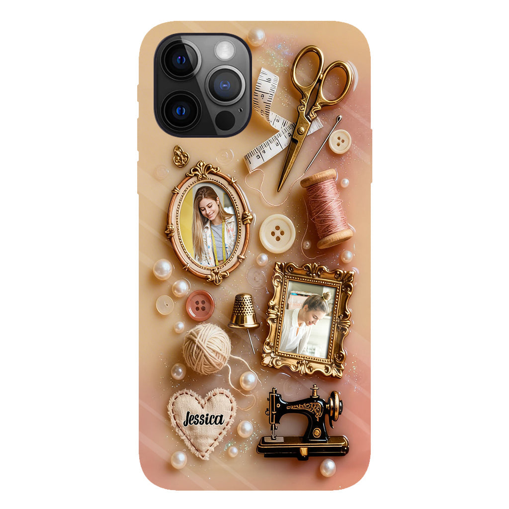 Love Sewing - Personalized Sewing Full Print Phone Case