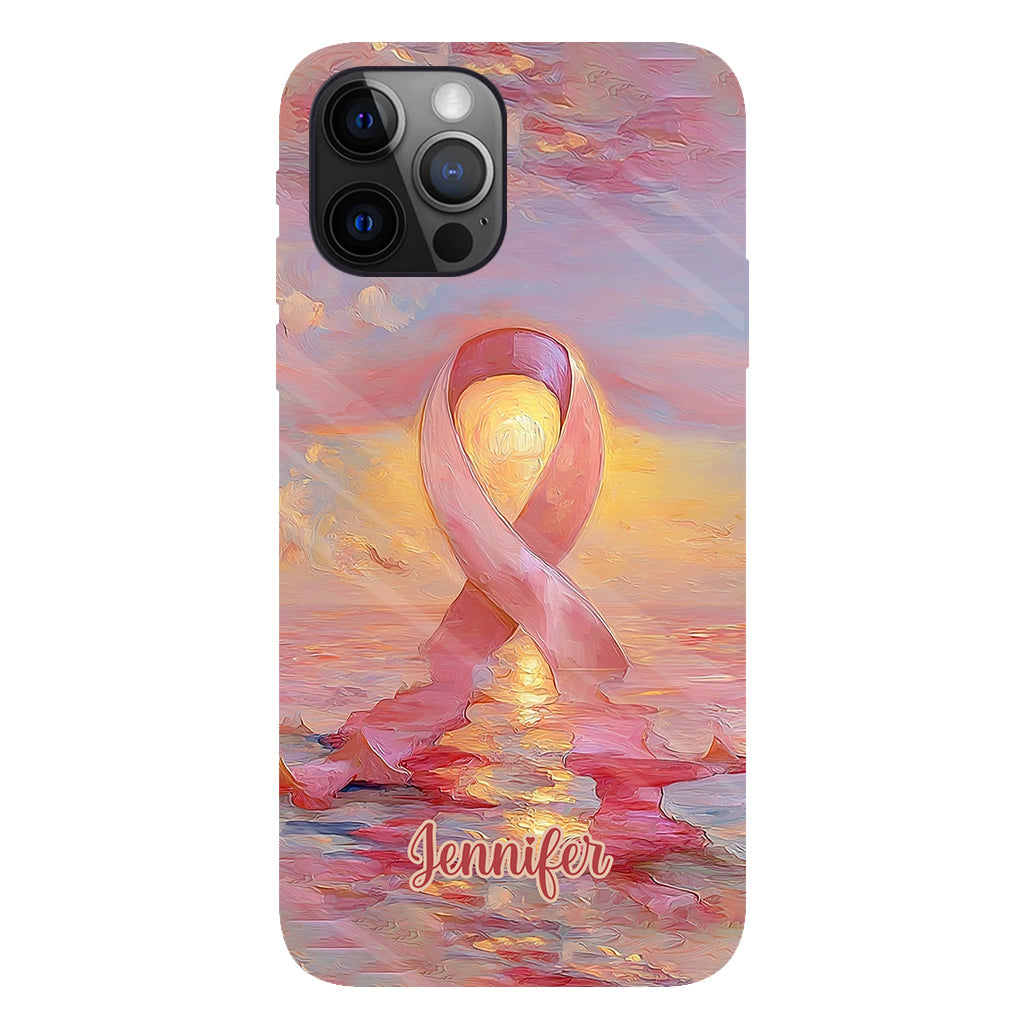 Strong Warriors - Personalized Breast Cancer Awareness Full Print Phone Case