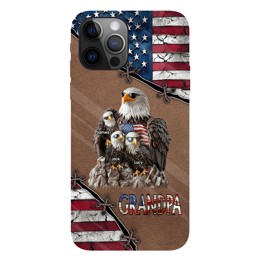 Strong Papa - Personalized Father Full Print Phone Case