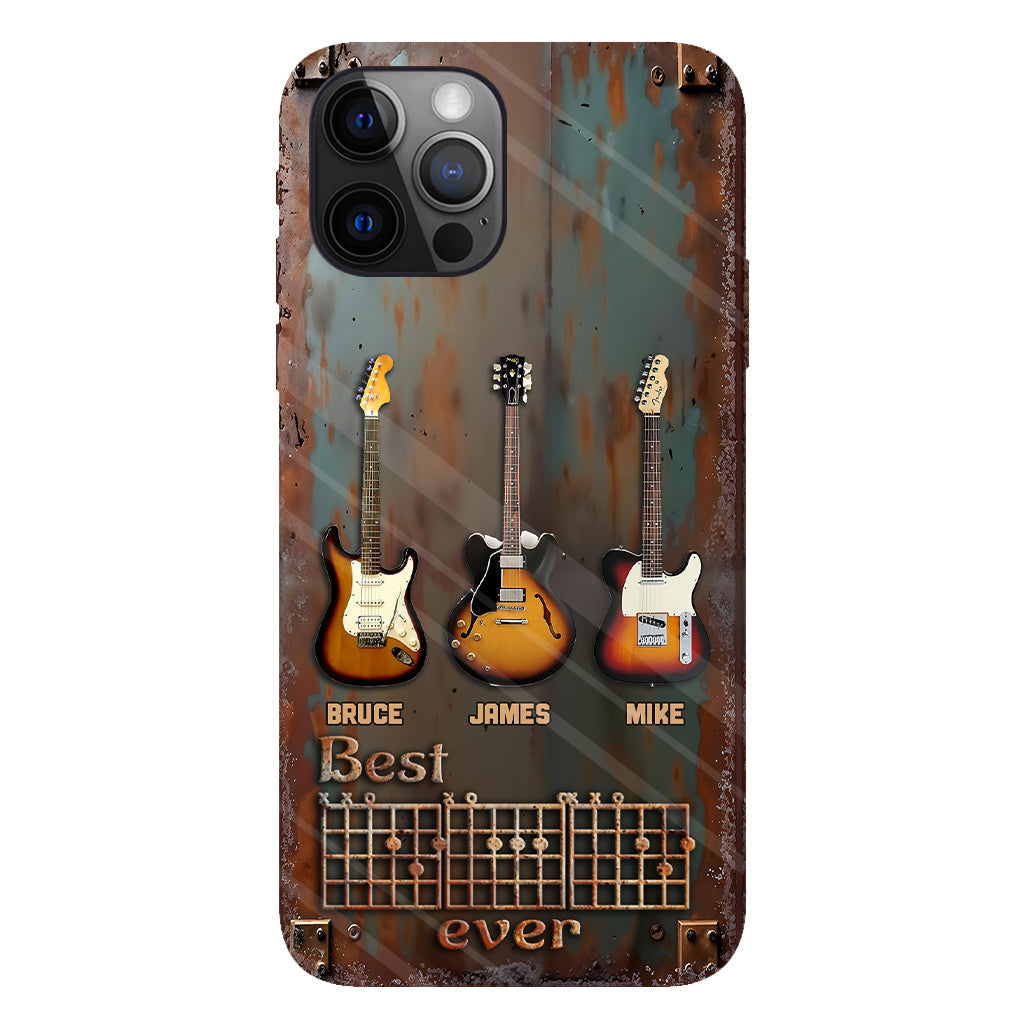 Best Guitar Dad Ever - Personalized Guitar Full Print Phone Case