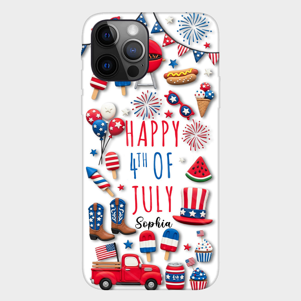 Happy 4th Of July - Personalized Independence Day/ 4th of July Full Print Phone Case