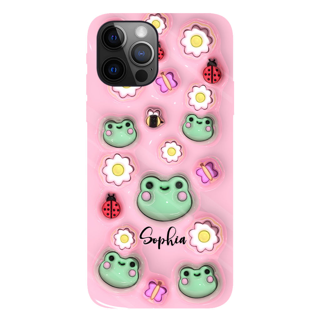 Love Frogs - Personalized Frog Full Print Phone Case