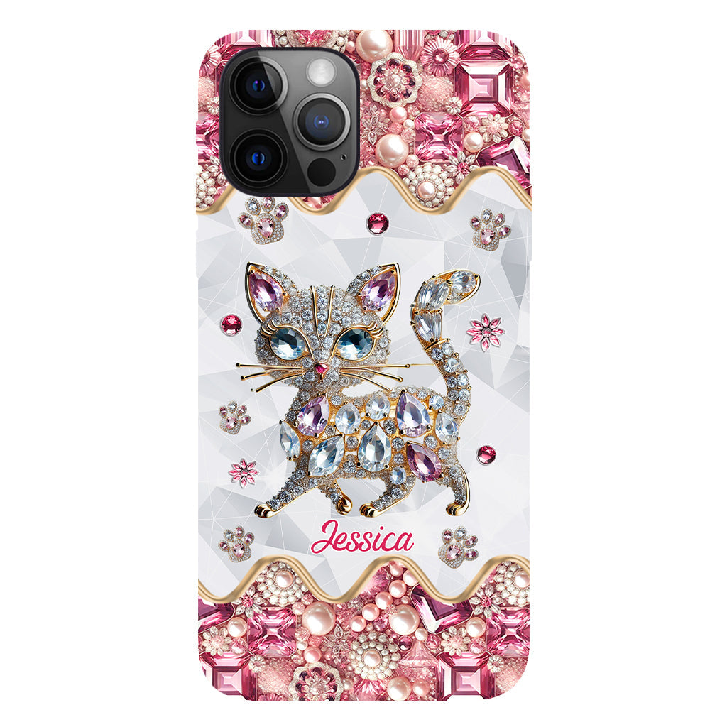 Just A Girl Who Loves Cats - Personalized Cat Full Print Phone Case