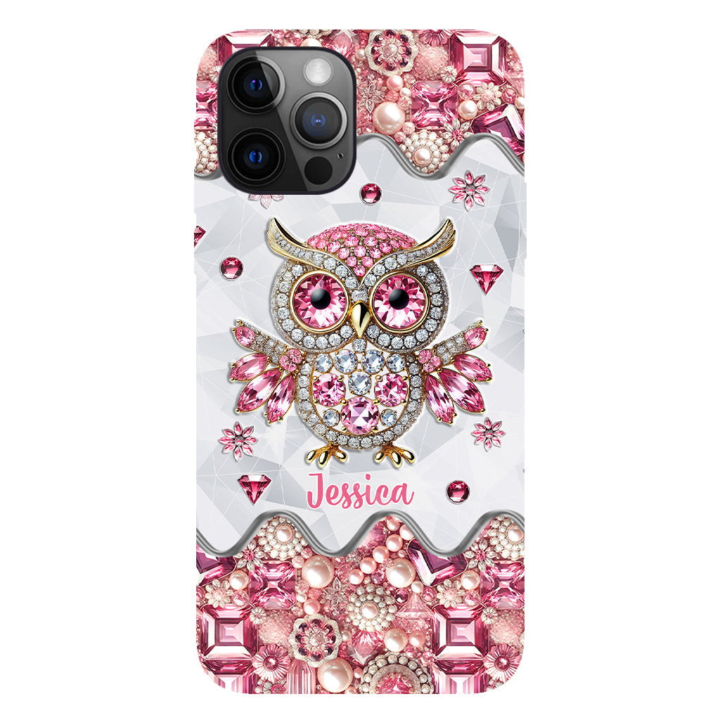 Just A Girl Who Loves Owls - Personalized Owl Full Print Phone Case