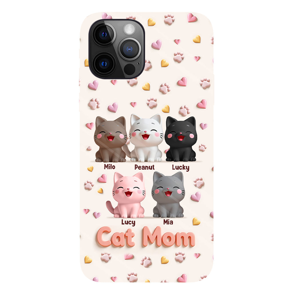 Cat Mom - Personalized Cat Full Print Phone Case