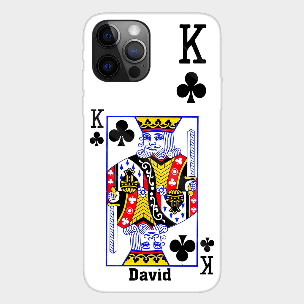King And Queen - Personalized Couple Full Print Phone Case