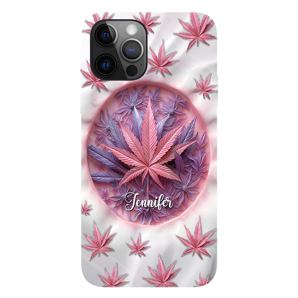 High Life - Personalized Weed Full Print Phone Case