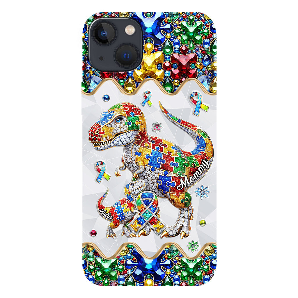Strong Mama - Personalized Autism Awareness Full Print Phone Case