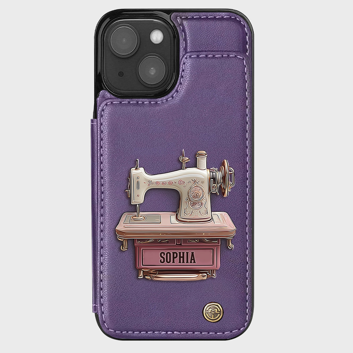 Sewing Machine - Personalized Sewing Wallet Phone Case