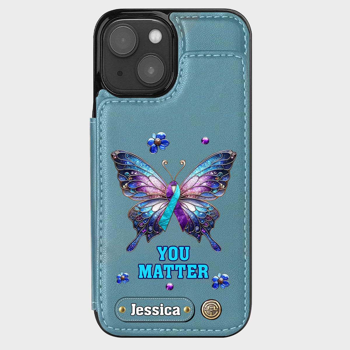 You Matter - Personalized Suicide Prevention Wallet Phone Case