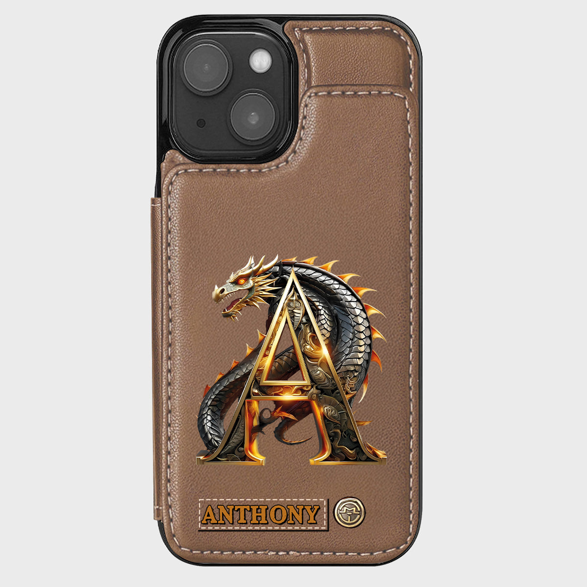 Love Dragons - Personalized Dragon Wallet Phone Case