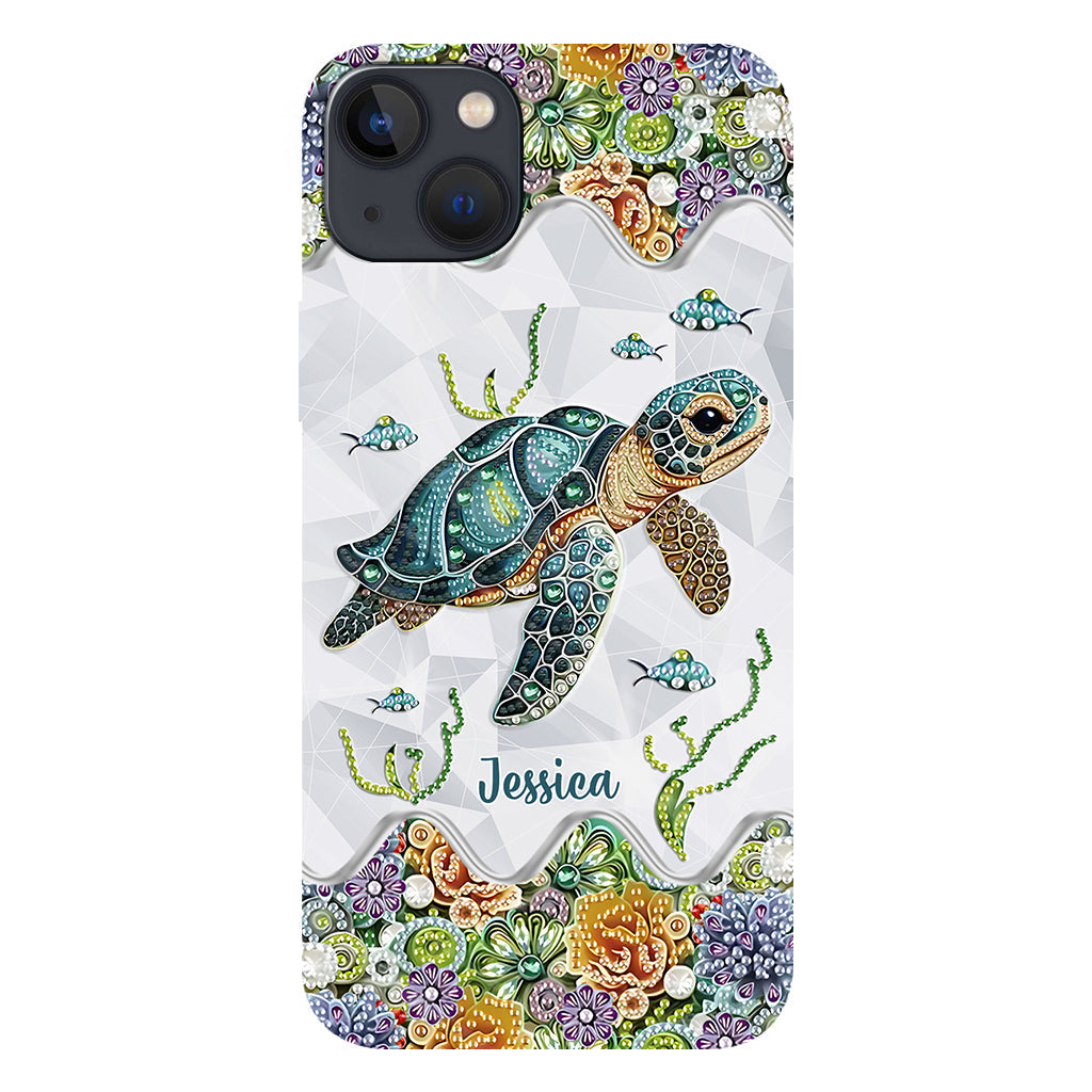 Just A Girl Who Loves Turtle - Personalized Turtle Full Print Phone Case