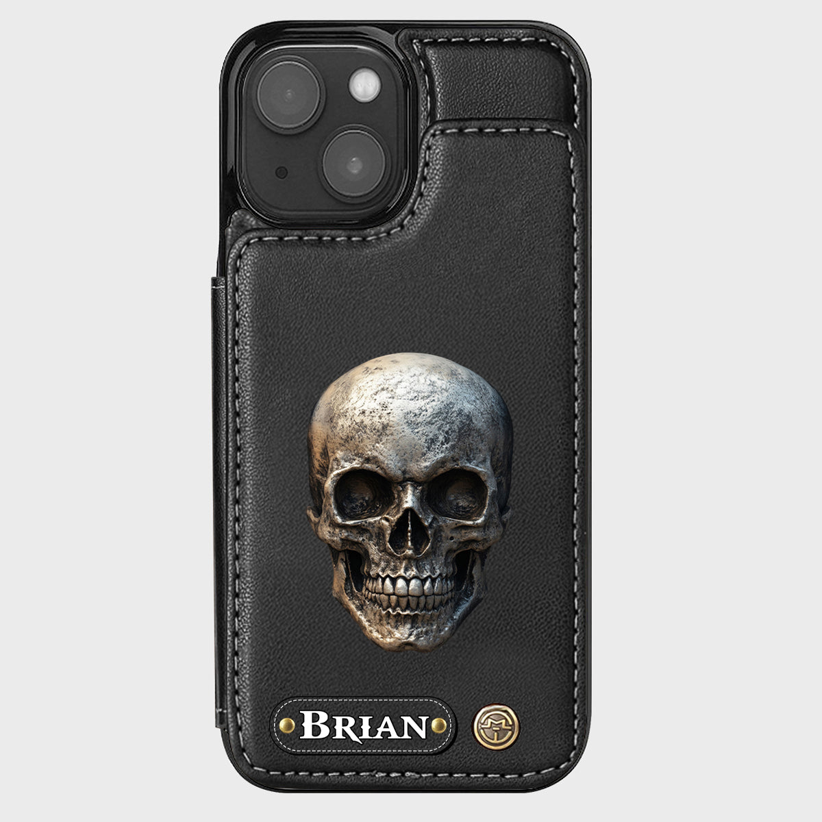 You & Me We Got This - Personalized Skull Wallet Phone Case