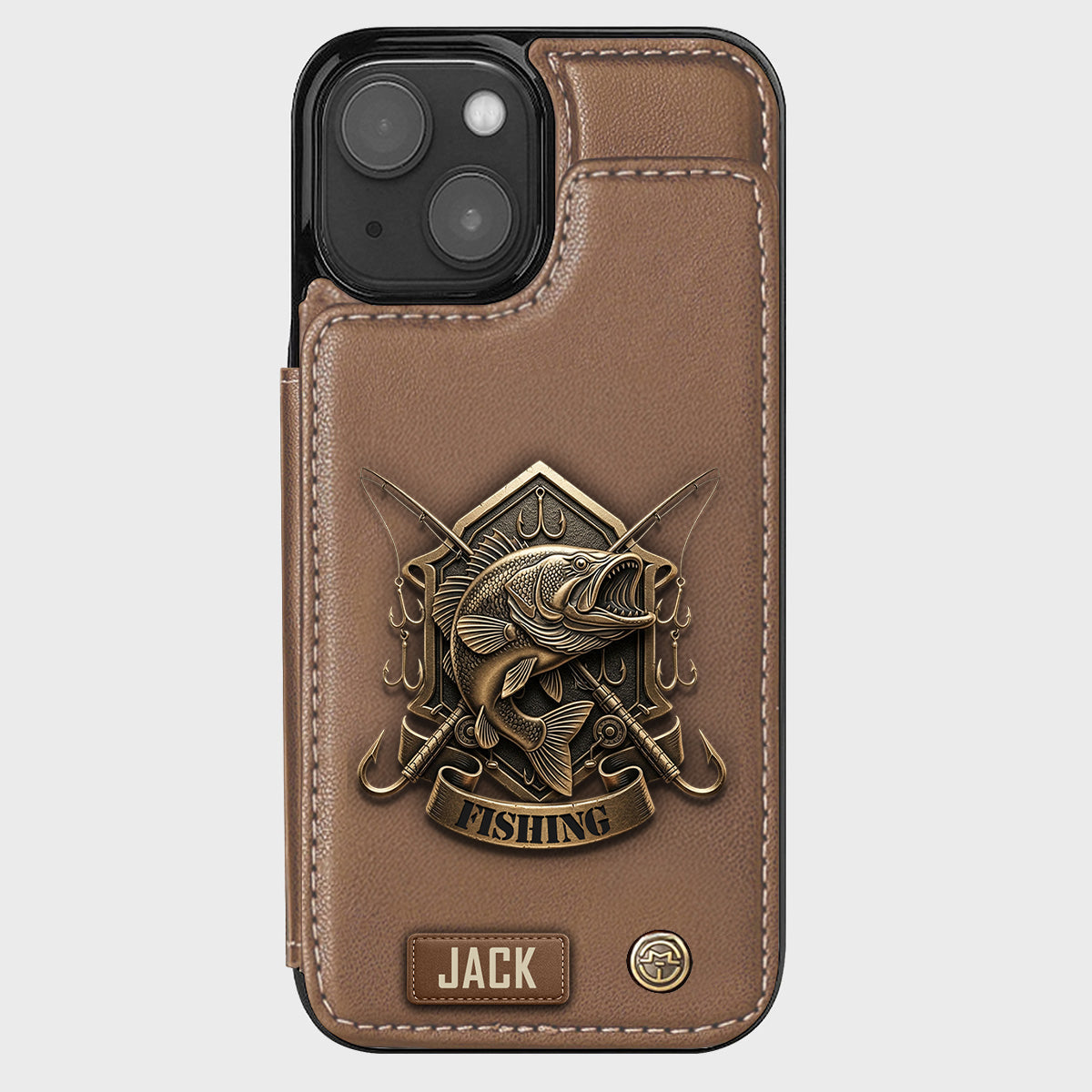 Fishing For Life - Personalized Fishing Wallet Phone Case