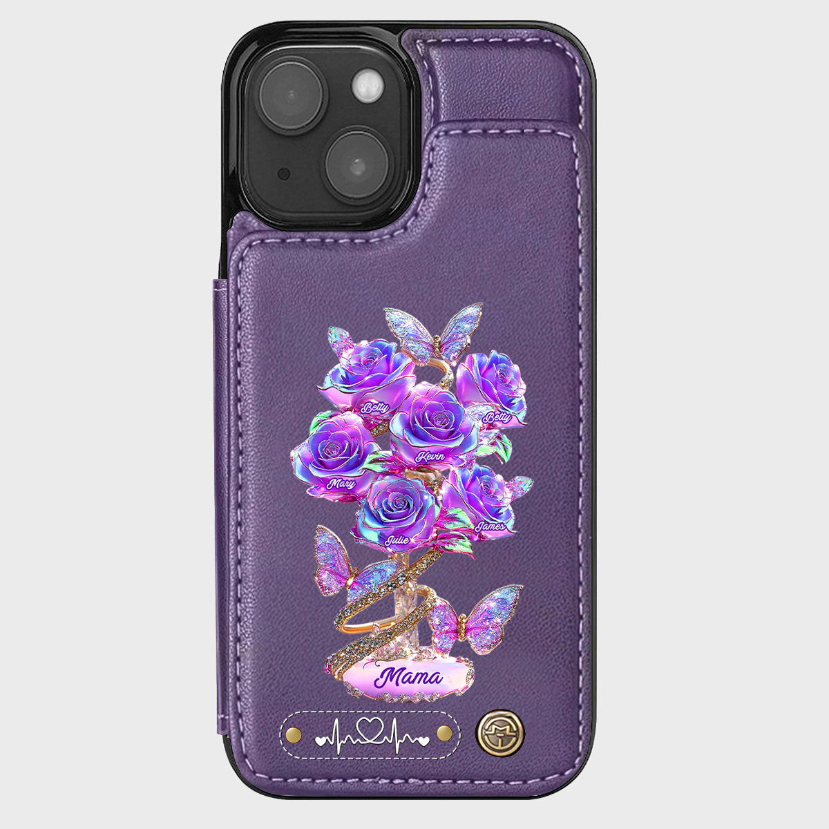 Best Mom Ever - Personalized Mother Wallet Phone Case