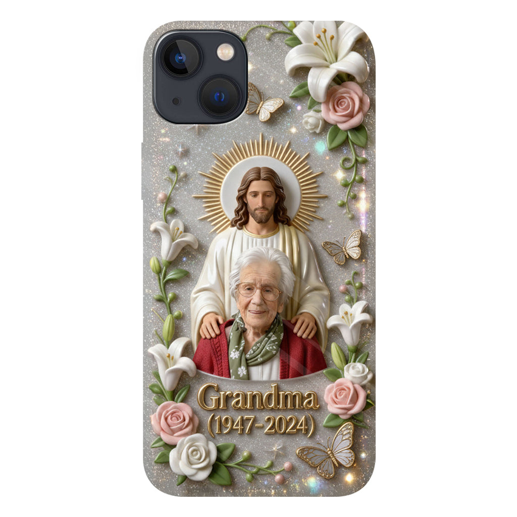 Memorial Gift for Lost of Loved One, Faith in God - Personalized Memorial Full Print Phone Case