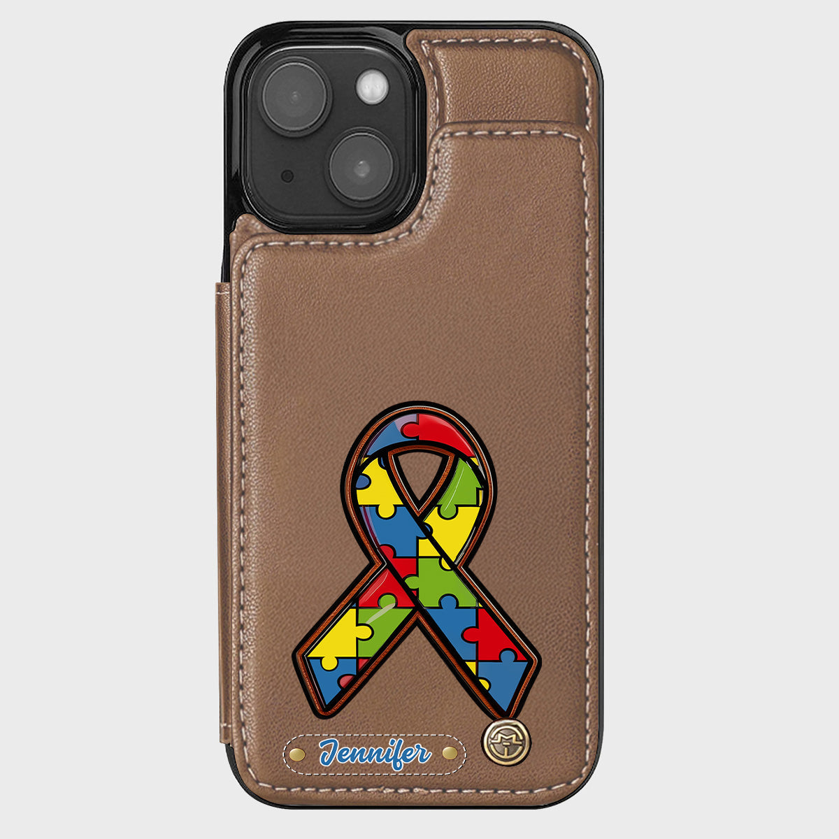 Autism Awareness - Personalized Autism Awareness Wallet Phone Case
