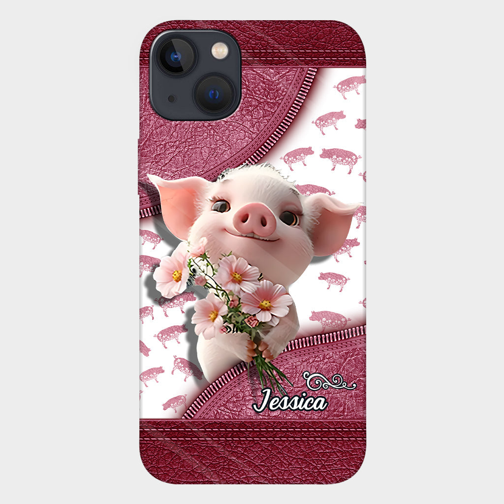 Love Pig - Personalized Pig Lover Full Print Phone Case