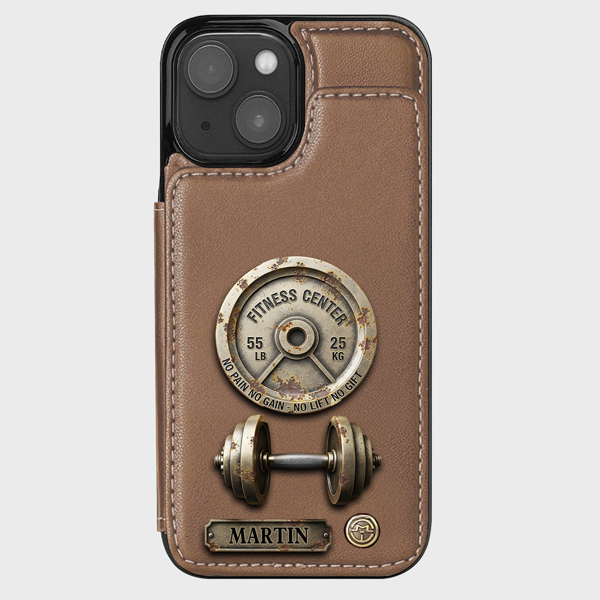 No Pain No Gain - Personalized Fitness Wallet Phone Case