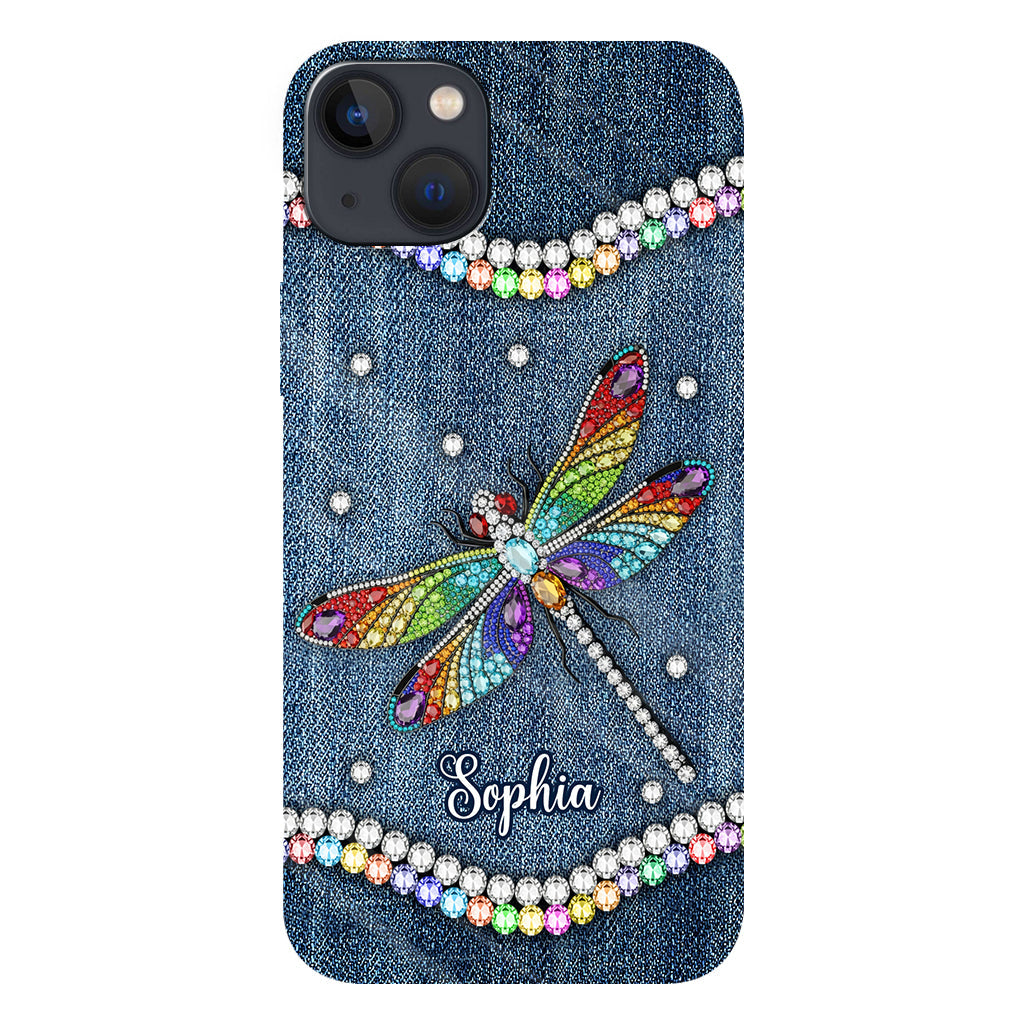 Beautiful Dragonfly - Personalized Dragonfly Full Print Phone Case