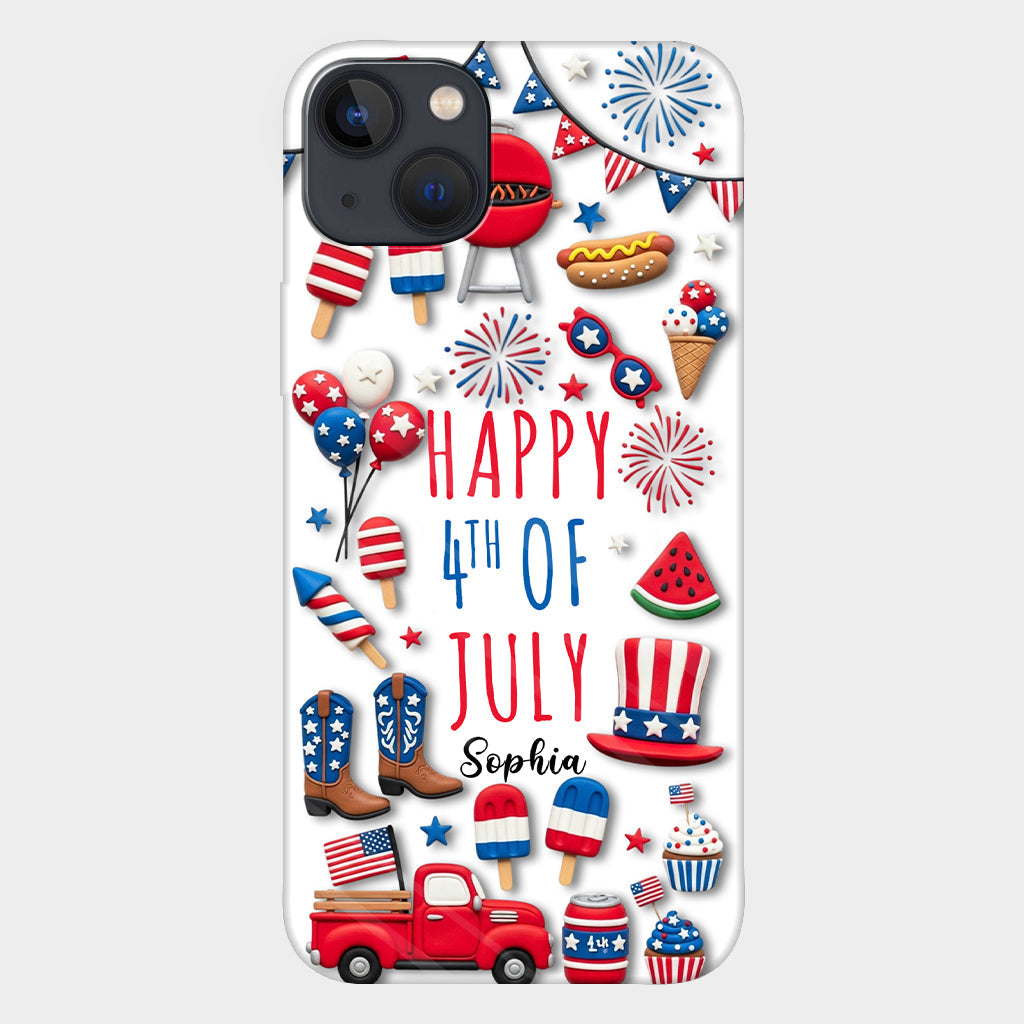 Happy 4th Of July - Personalized Independence Day/ 4th of July Full Print Phone Case