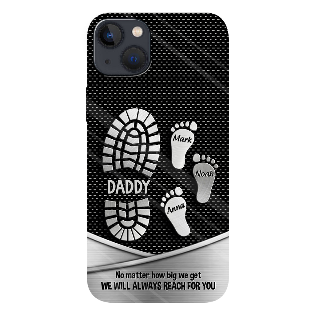 Your Footsteps Led Our Way - Personalized Father Full Print Phone Case