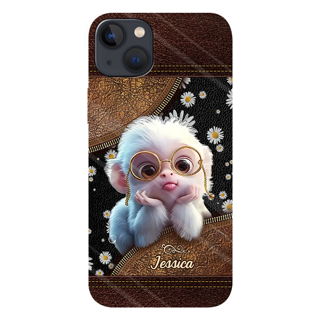 Cute Monkey - Personalized Full Print Phone Case