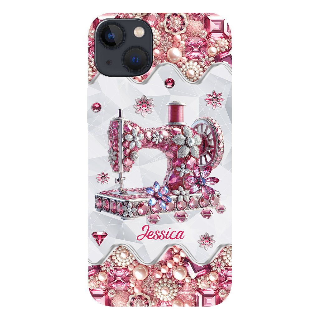 Just A Girl Who Loves Sewing - Personalized Sewing Full Print Phone Case
