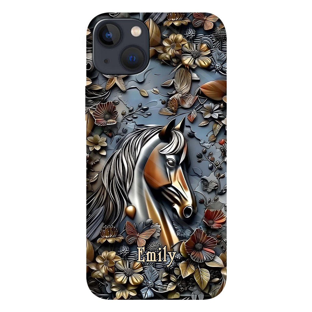 Stunning Horse - Personalized Horse Full Print Phone Case