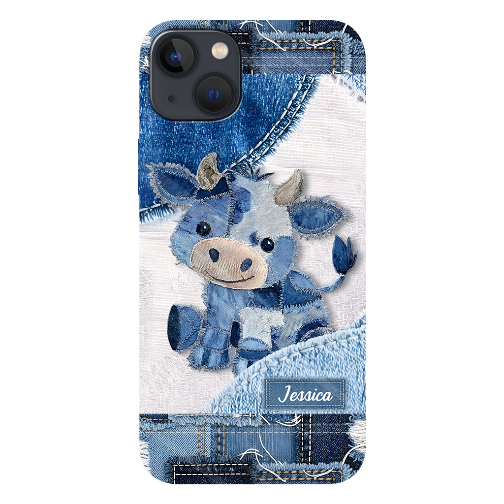 Cute Highland Cow - Personalized Highland Cow Full Print Phone Case