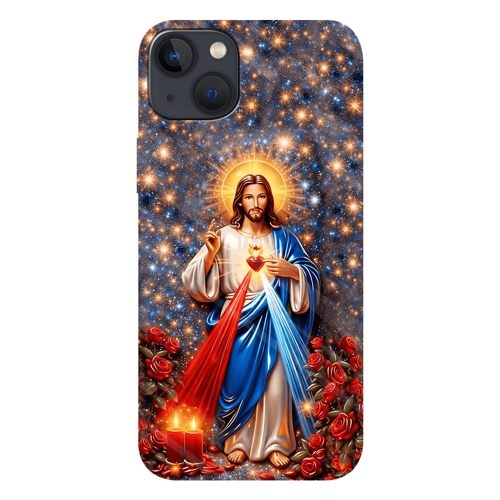 Sacred Heart of Jesus - Personalized Christian Full Print Phone Case