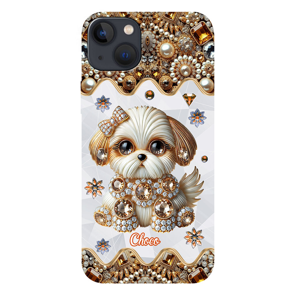 Love Shih Tzu - Personalized Dog Full Print Phone Case