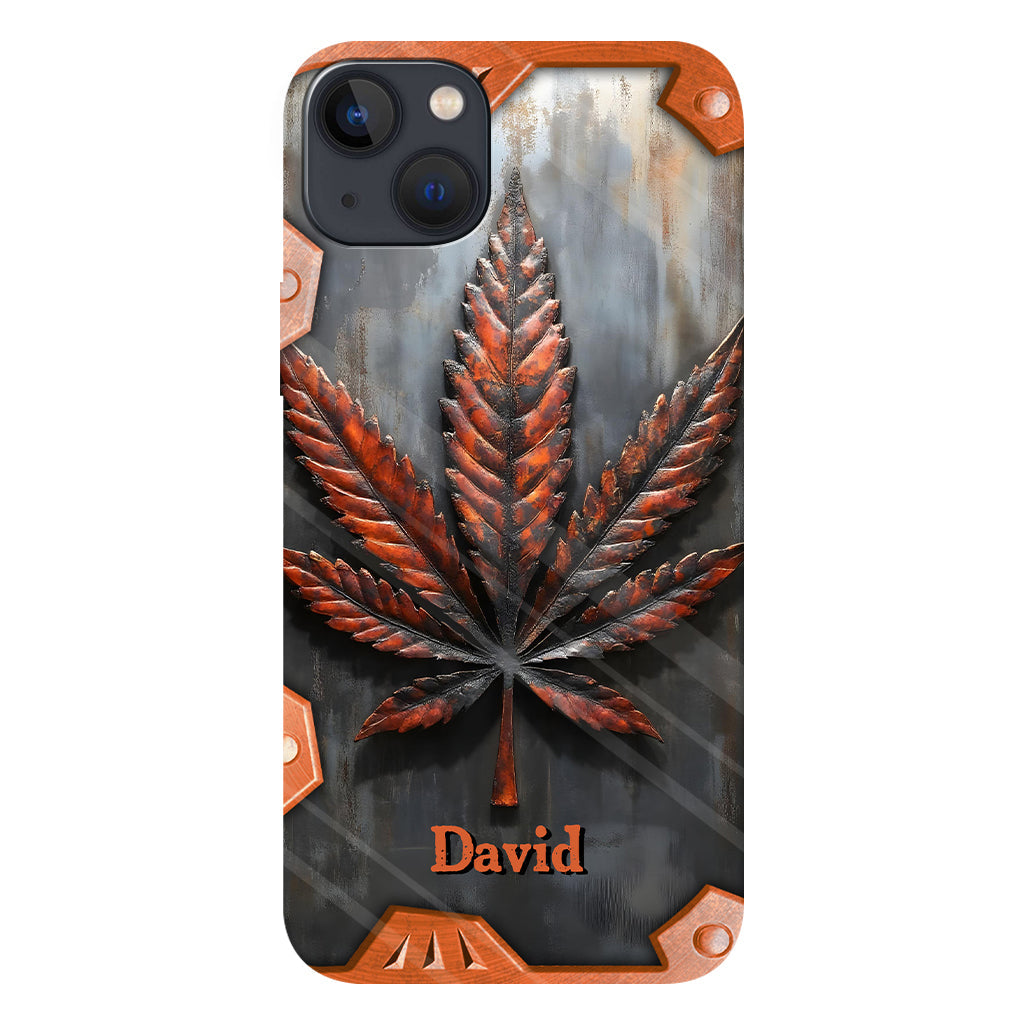 Stunning Leaf - Personalized Weed Full Print Phone Case