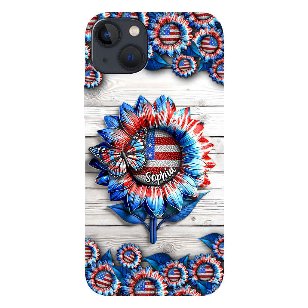 Love America - Personalized Independence Day/ 4th of July Full Print Phone Case