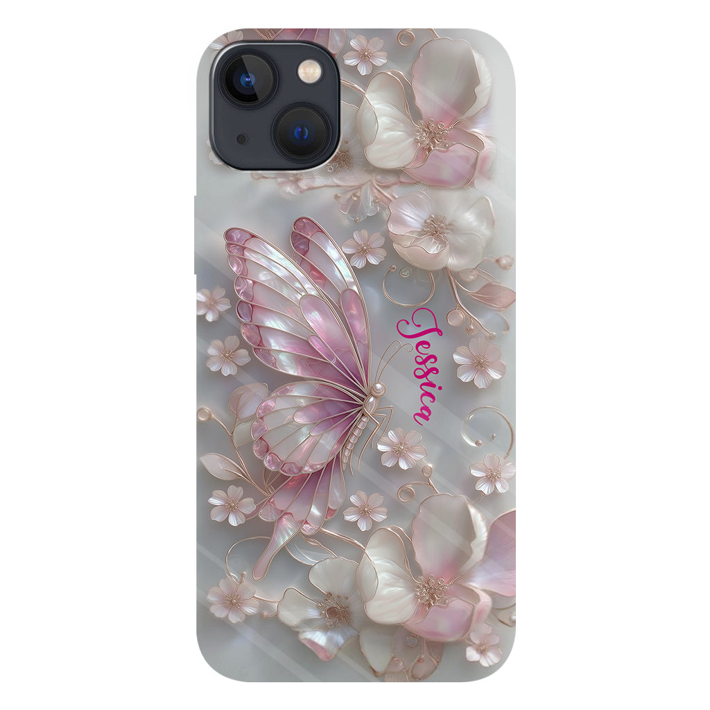 Love Butterflies - Personalized Butterfly Full Print Phone Case