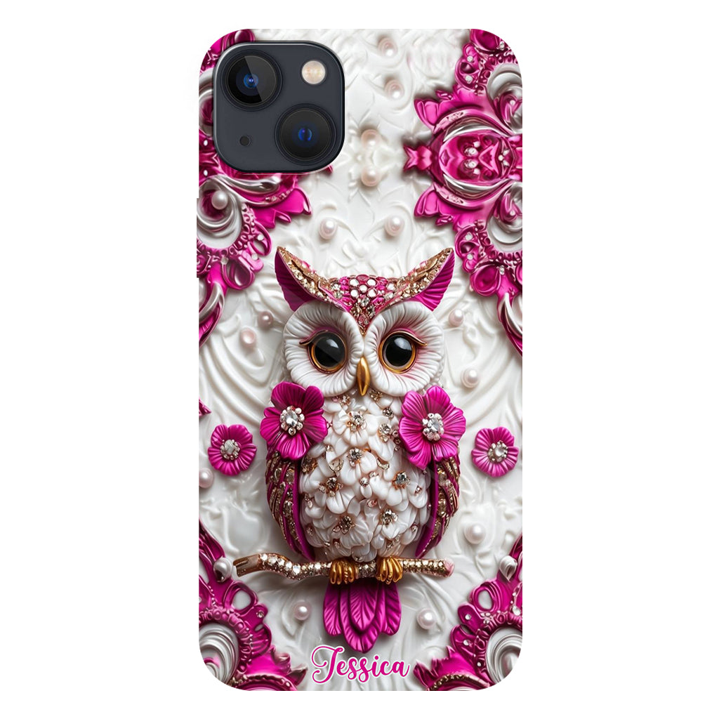 Magic Owl - Personalized Owl Full Print Phone Case