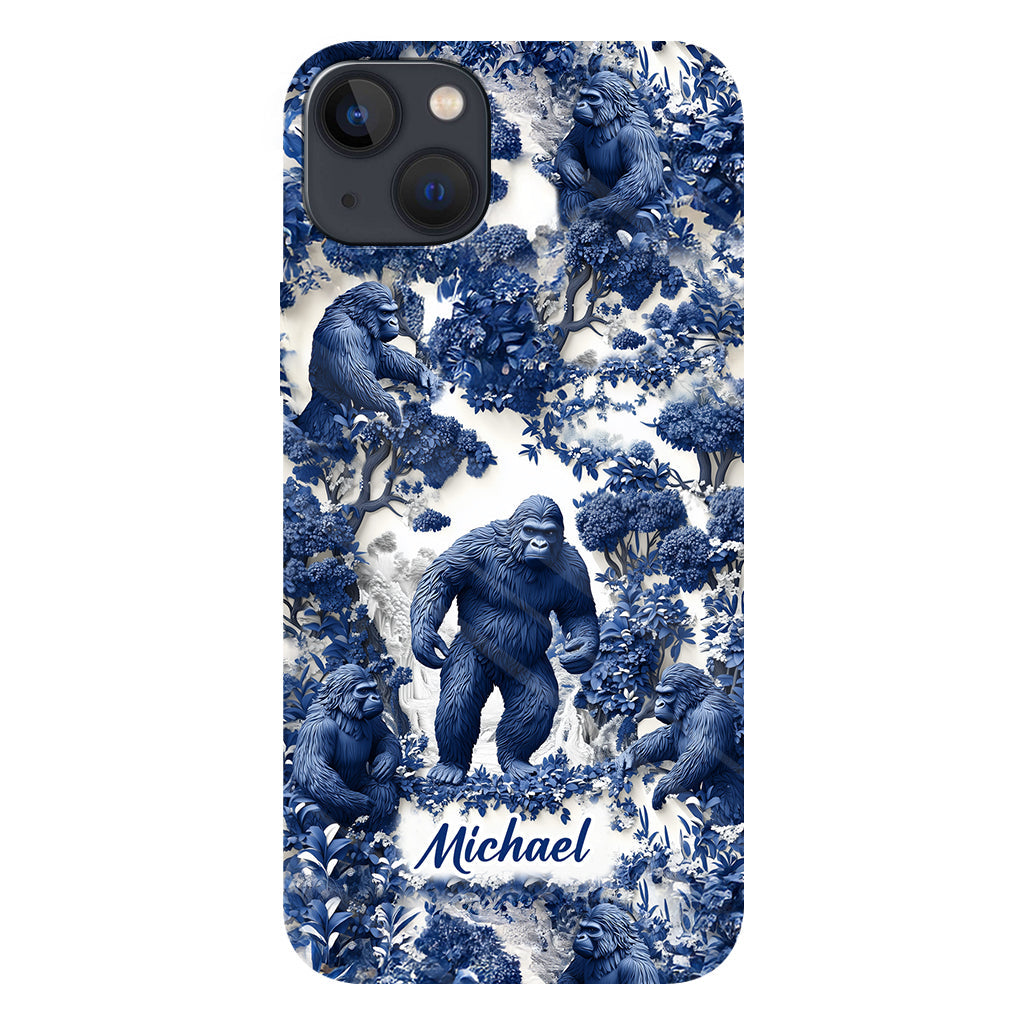 Bigfoot Summer Vibes - Personalized Hiking Full Print Phone Case