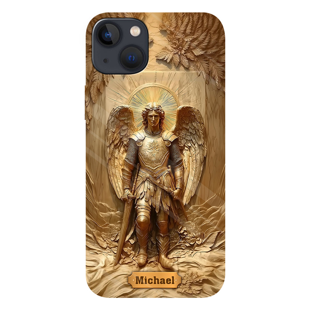 Archangel Michael - Personalized Christian Full Print Phone Case