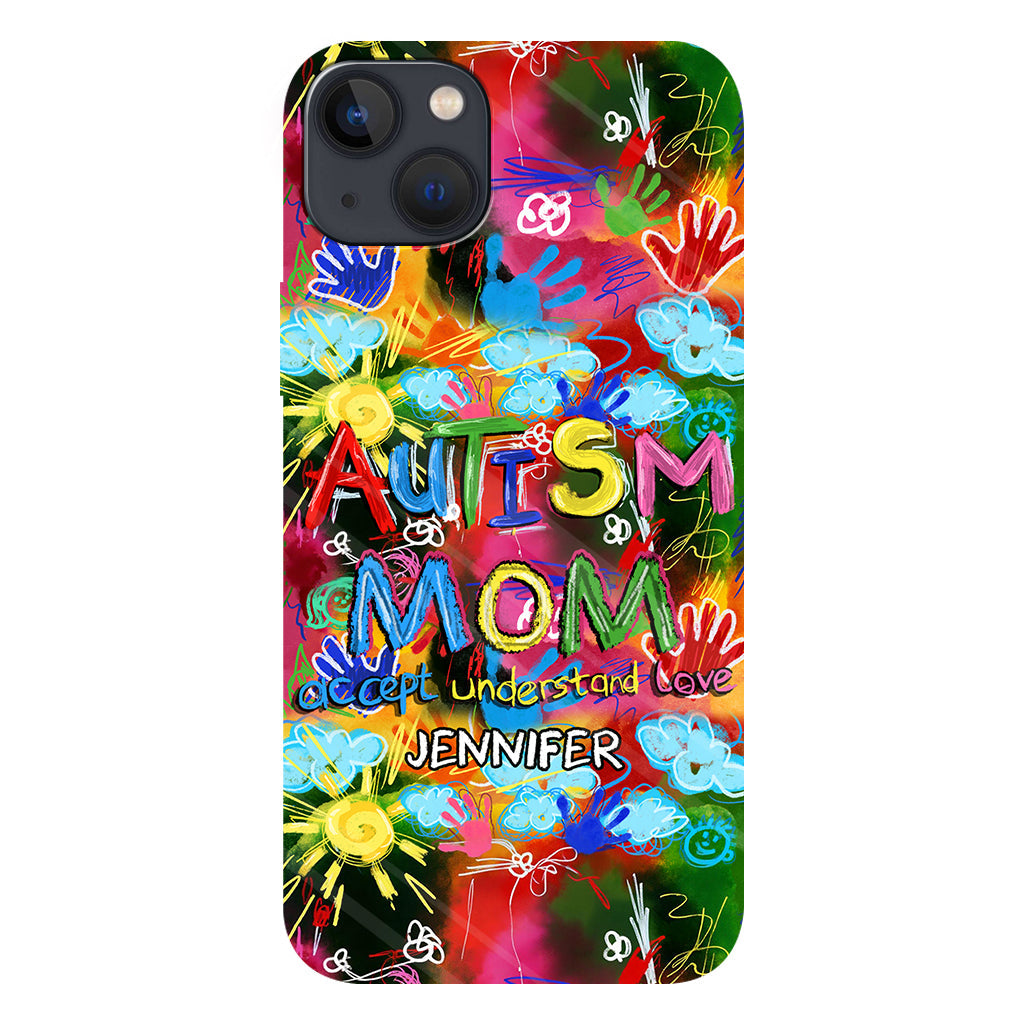 Autism Mom - Personalized Autism Awareness Full Print Phone Case