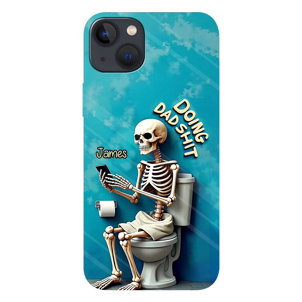 Doing Dad Shit - Personalized Father Full Print Phone Case
