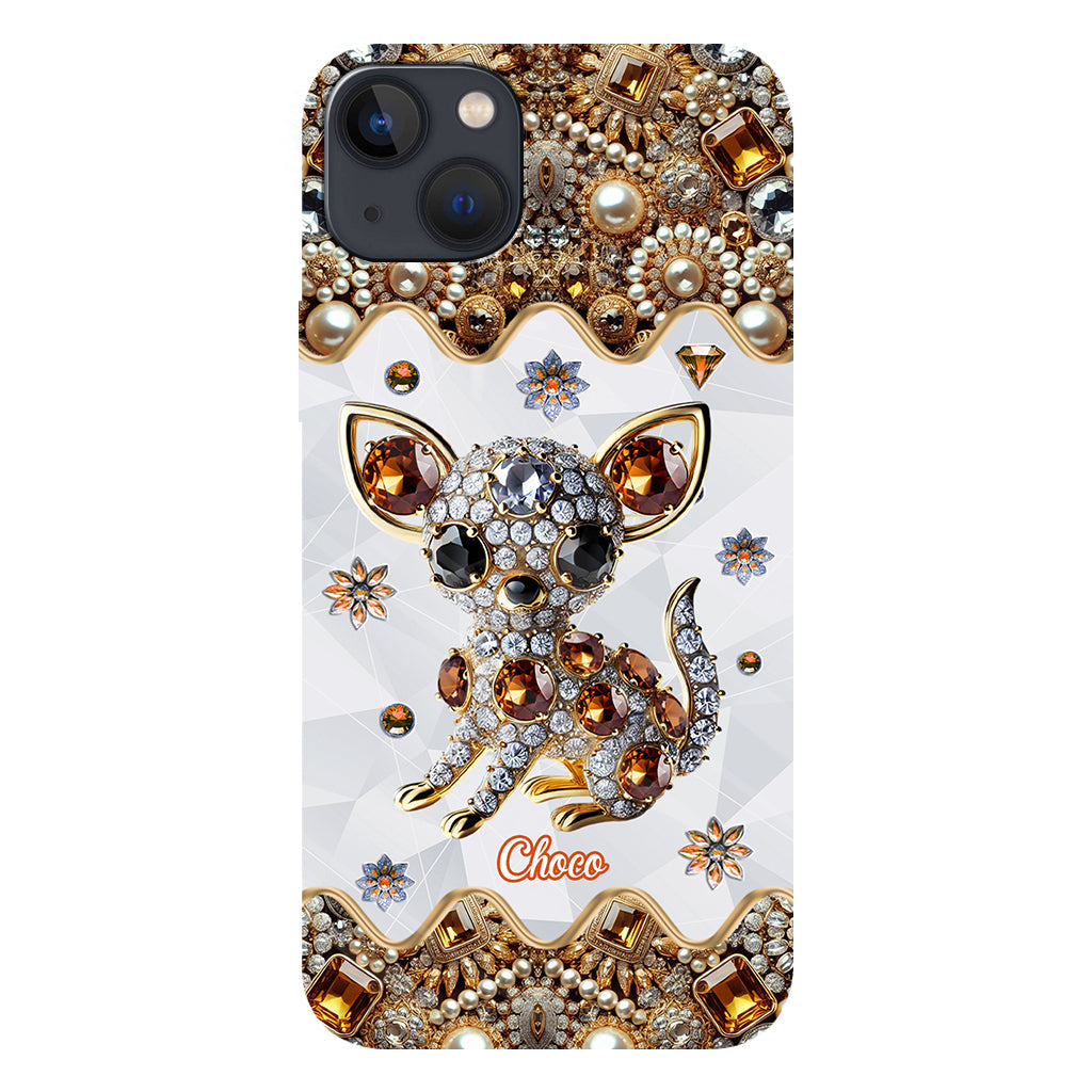 Love Chihuahuas - Personalized Dog Full Print Phone Case